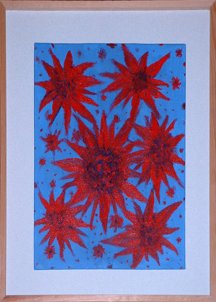 rode bloemen