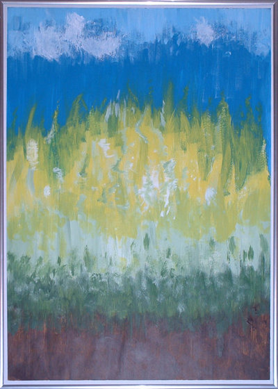 gras in bloei