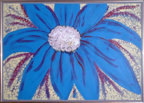 blauwe bloem